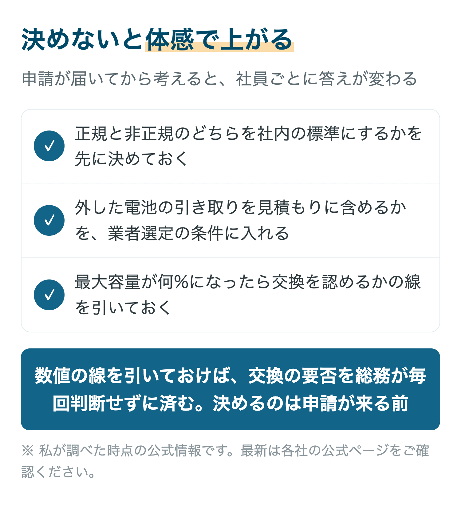 決めないと体感で上がる