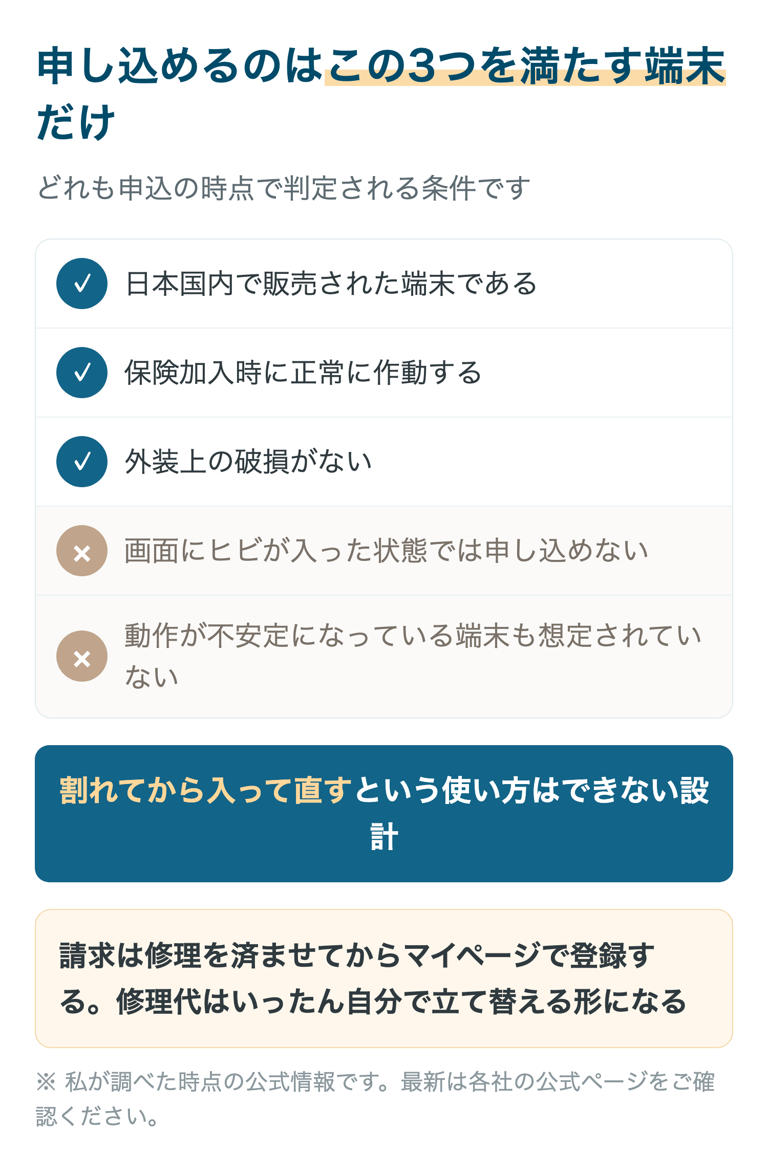 申し込めるのはこの3つを満たす端末だけ